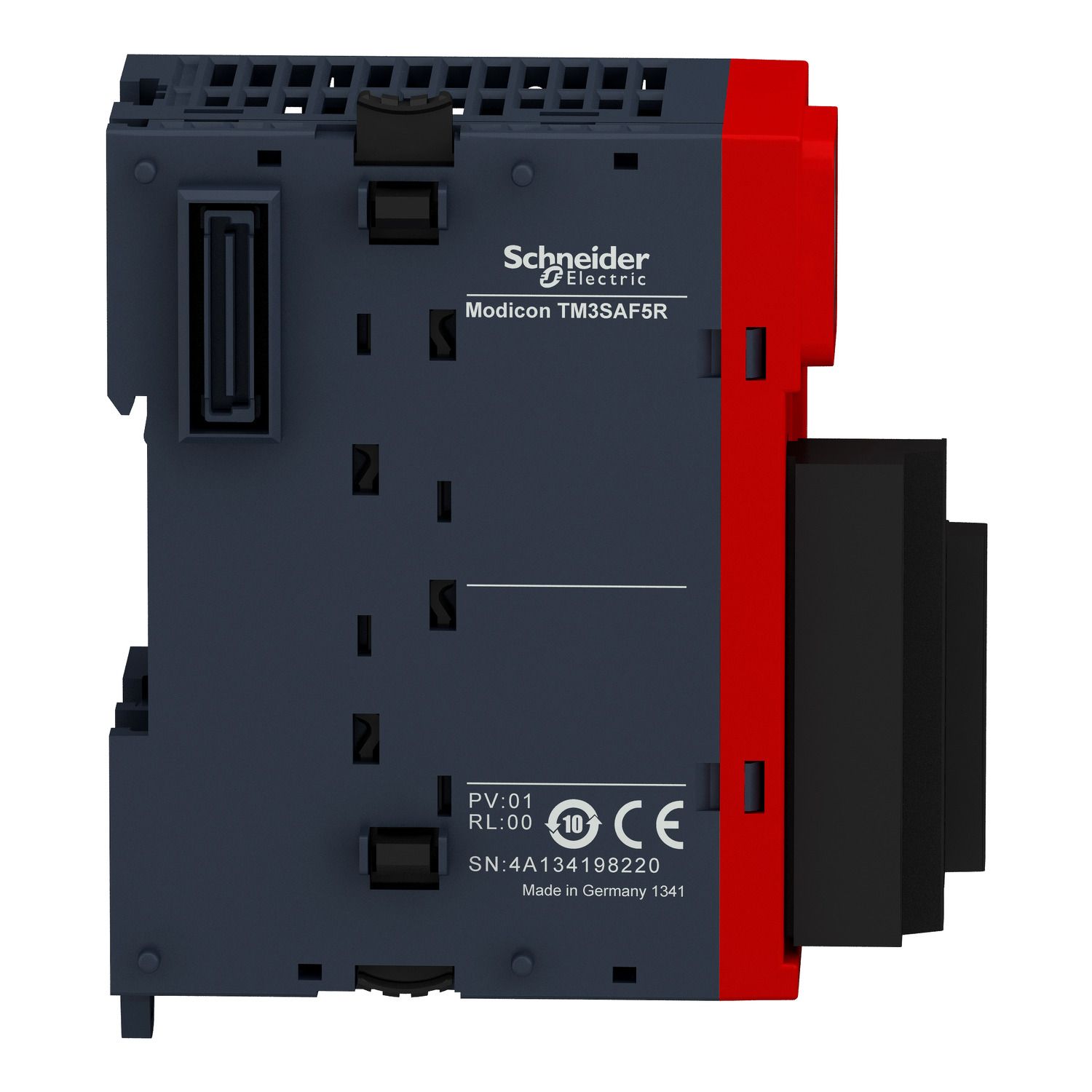 Picture of Safety module, Modicon TM3, 1 Function, Cat 4 PL e/SIL CL3 (screw) 24 VDC