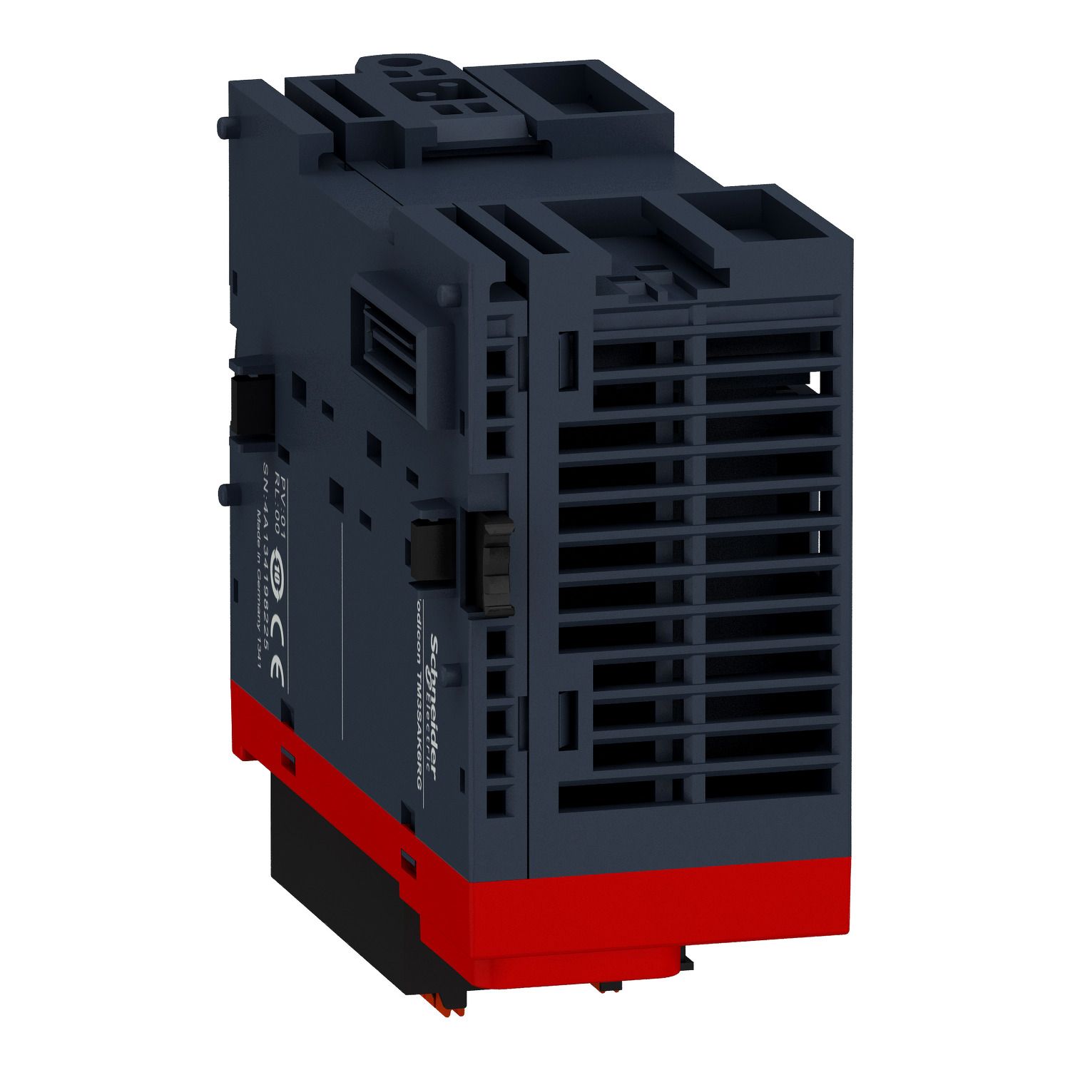 Picture of Safety module, Modicon TM3, 3 Function, Cat 4 PL e/SIL CL3 (spring) 24 VDC