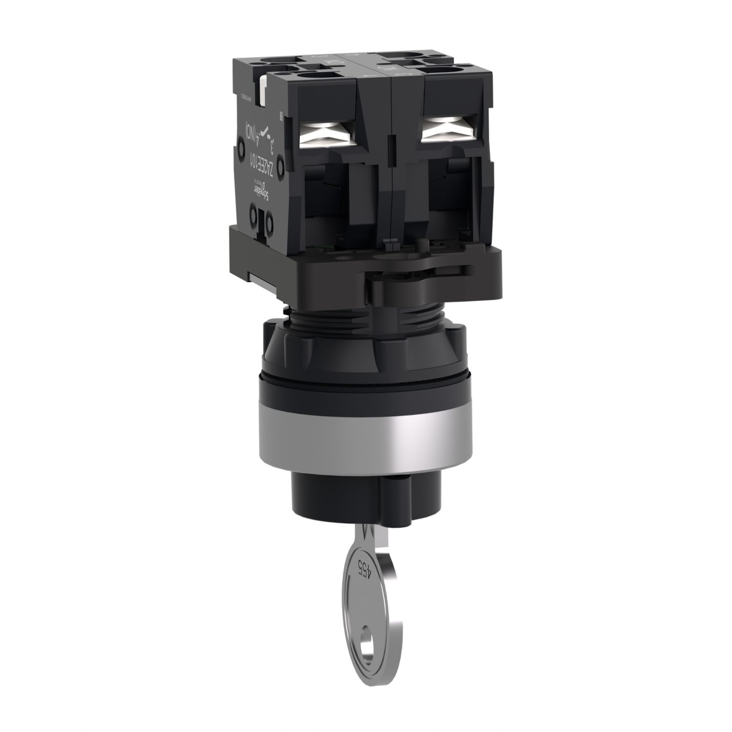 Picture of Comp SS plast key455 3pos spr ret 2NO