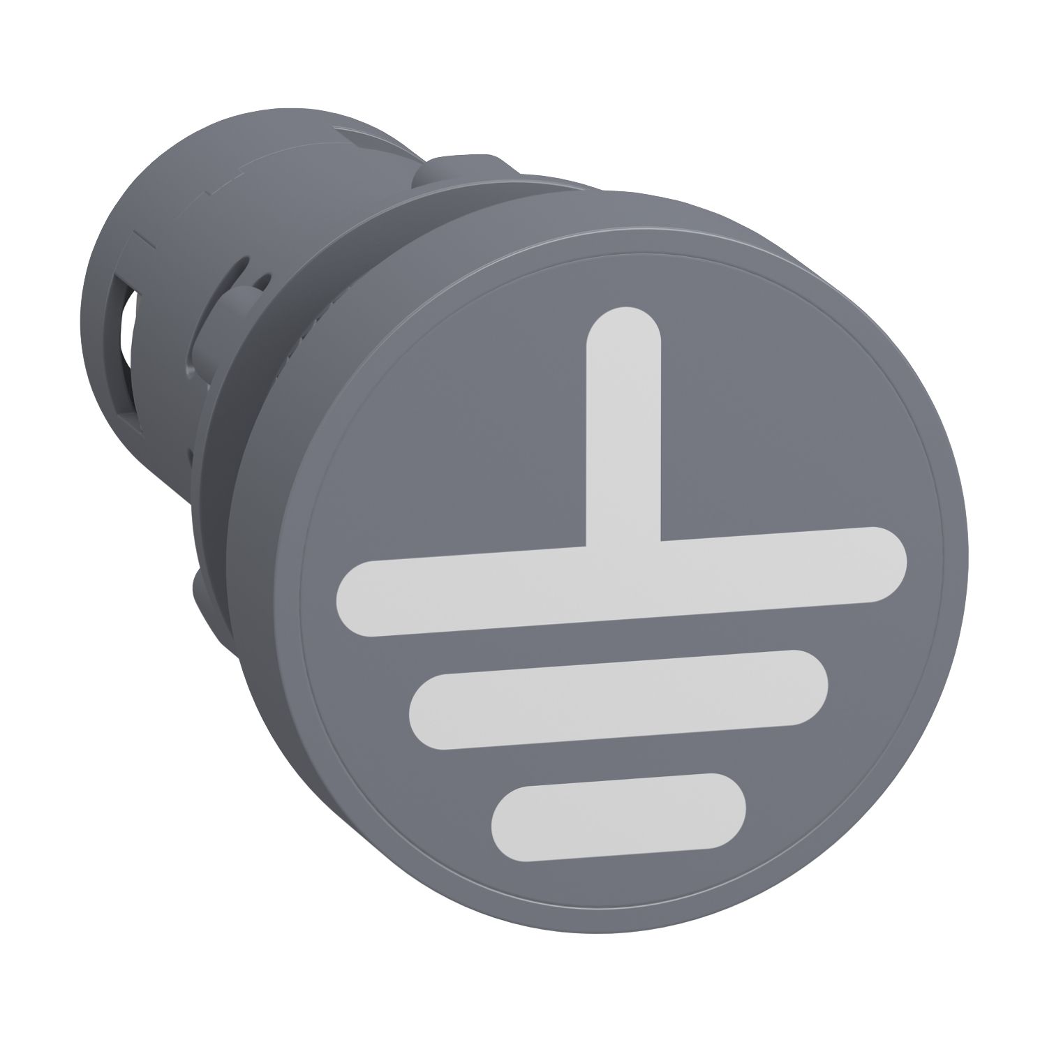 Picture of Monolithic pilot light, Easy Harmony XA2E, plastic, green red, 22mm, ground indicator, screw clamp terminals, 380 to 400V AC