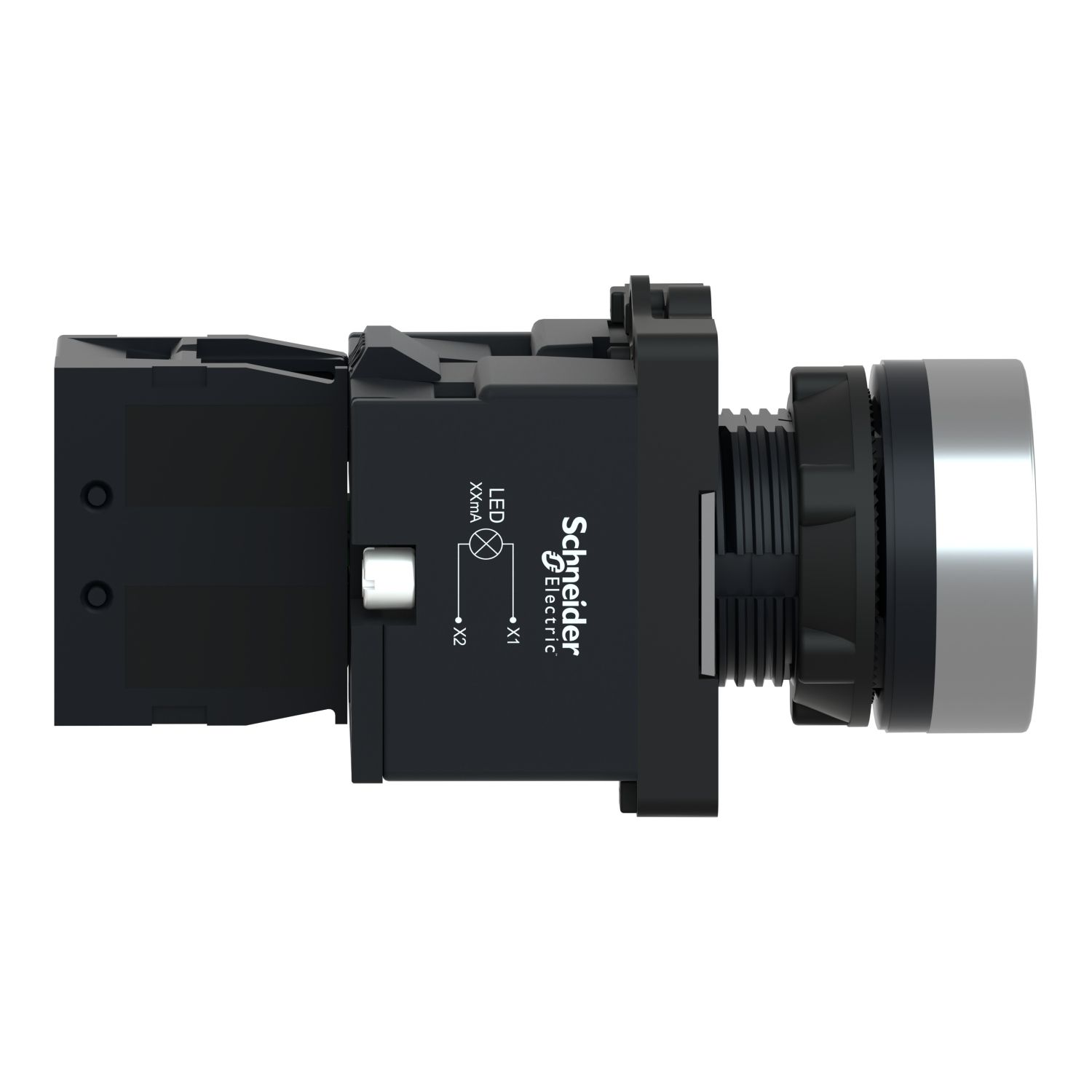 Picture of Ill PB plastic amber flush 220V 1NO