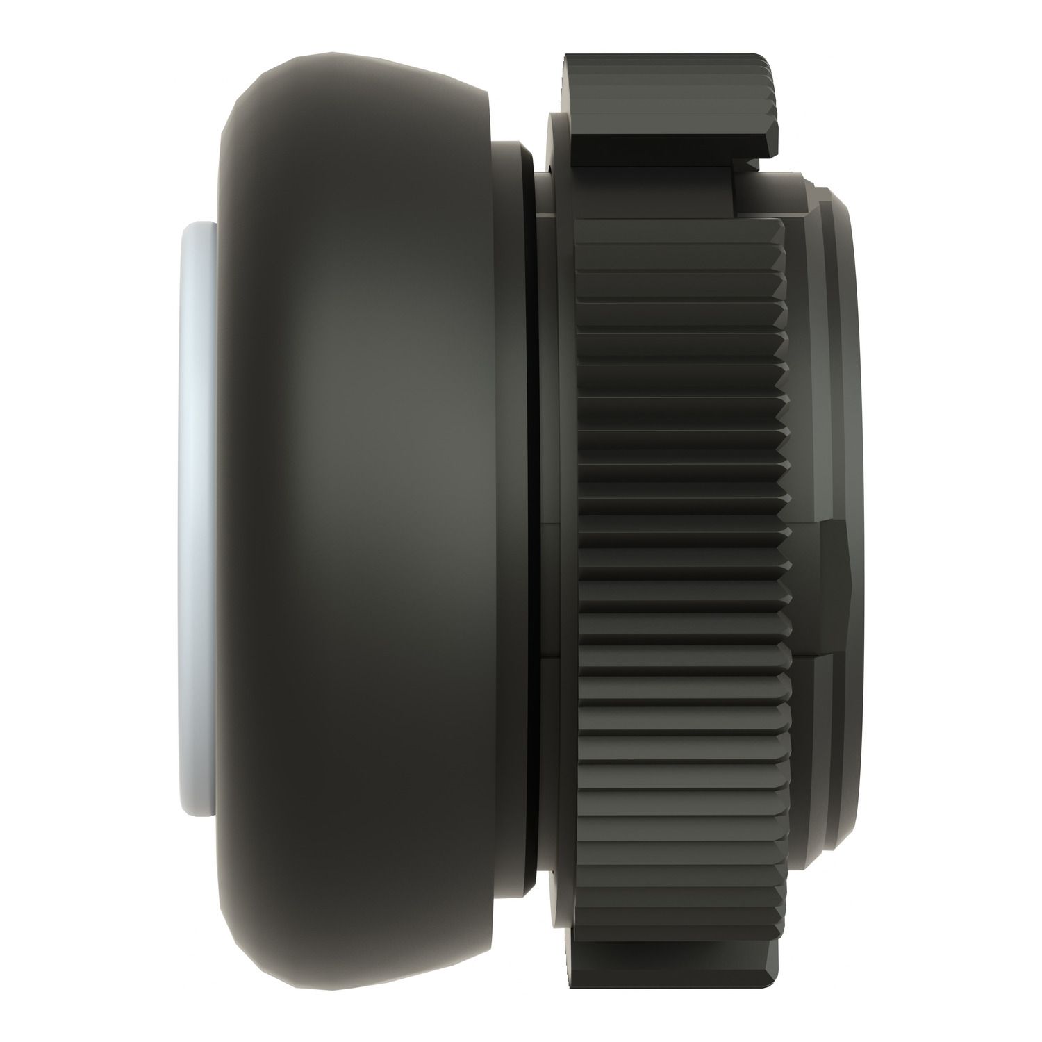 Picture of Head for push button, Harmony XAC, plastic, white, booted, spring return