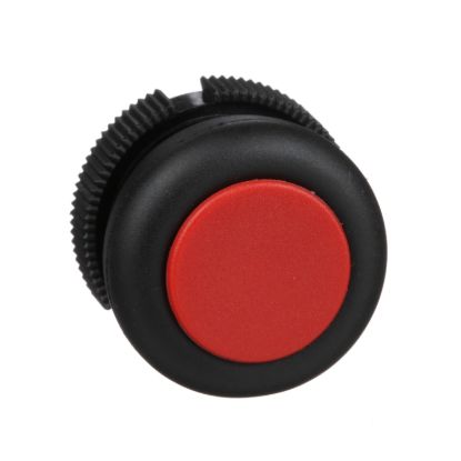 Picture of Head for push button, Harmony XAC, plastic, red, booted, spring return