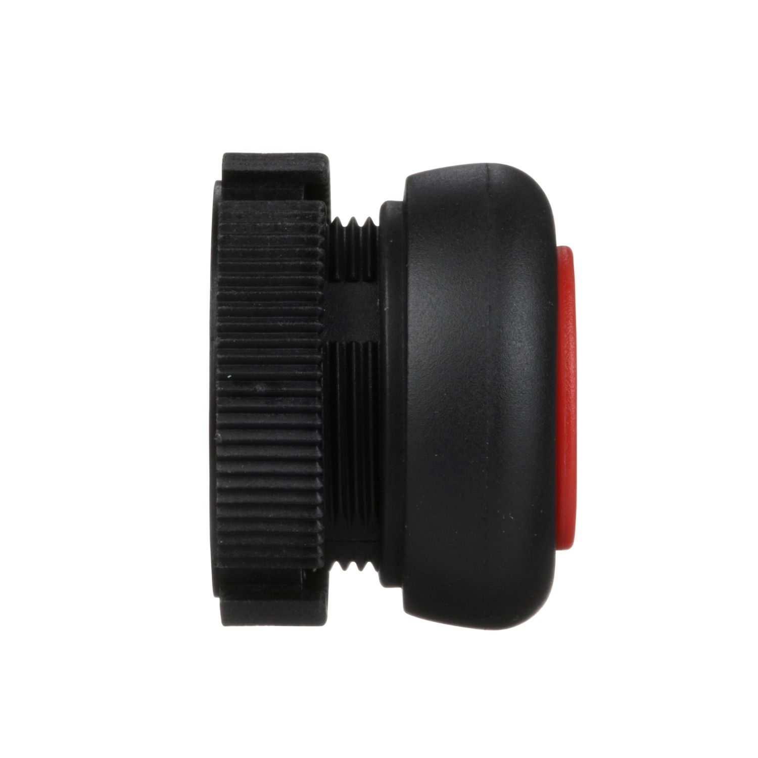 Picture of Head for push button, Harmony XAC, plastic, red, booted, spring return