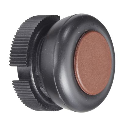 Picture of Push button head, Harmony XAC, plastic, brown, booted, spring return