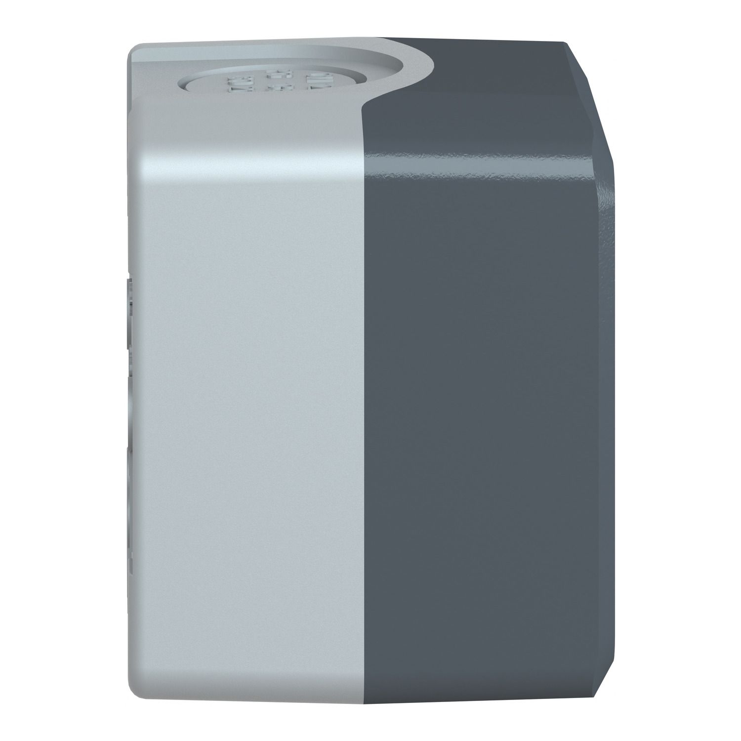 Picture of Empty enclosure, Harmony XALD XALK, plastic, dark grey lid, for push button 22mm, 1 cut out