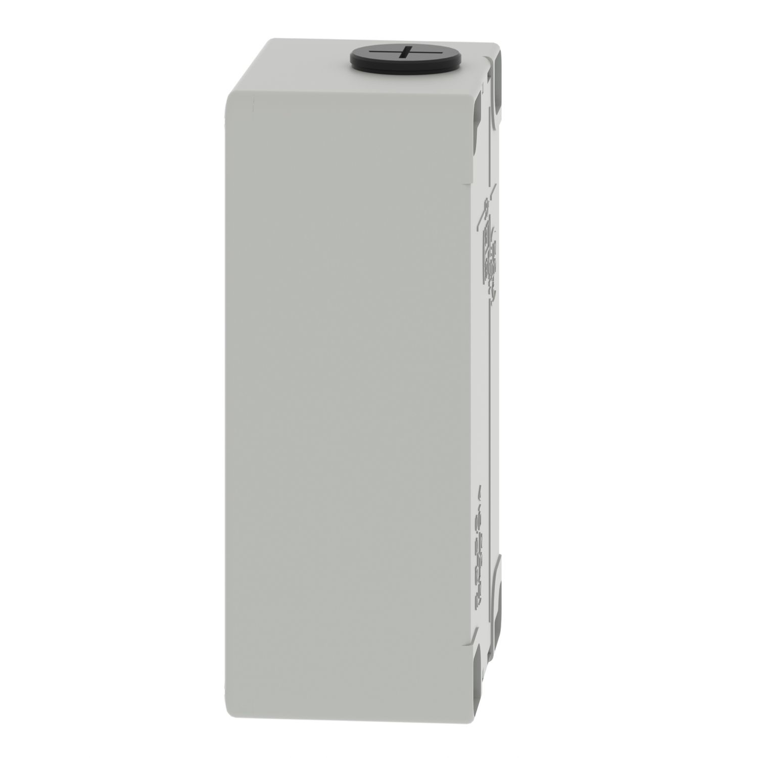 Picture of Die cast empty control station, Harmony XAP, XB2 SL, zinc alloy, grey, M20, 2 cut outs 22mm, 80x130x51,5mm, UL cULus