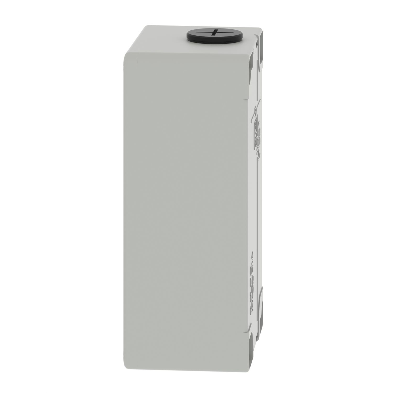 Picture of Die cast empty control station, Harmony XAP, XB2 SL, zinc alloy, grey, M20, 3 cut outs 22mm, 80x130x51,5mm, UL cULus