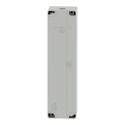 Picture of Die cast empty control station, Harmony XAP, XB2 SL, aluminium, grey, M32, undrilled, 85x310x77mm