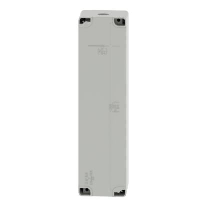 Picture of Die cast empty control station, Harmony XAP, XB2 SL, aluminium, grey, M32, 8 cut outs 22mm, 85x310x77mm