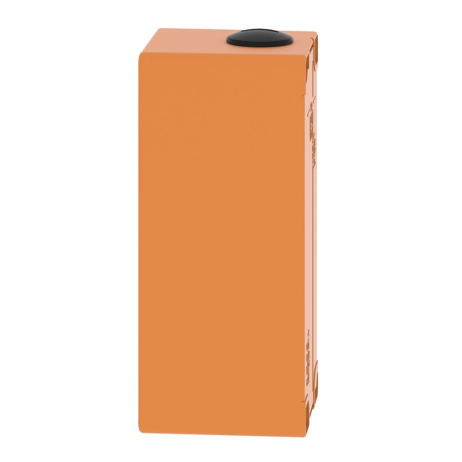 Picture of Empty control station, Harmony XAP, XB2 SL, zinc alloy, orange, M25, 3 cut outs 22mm, 80x175x77mm