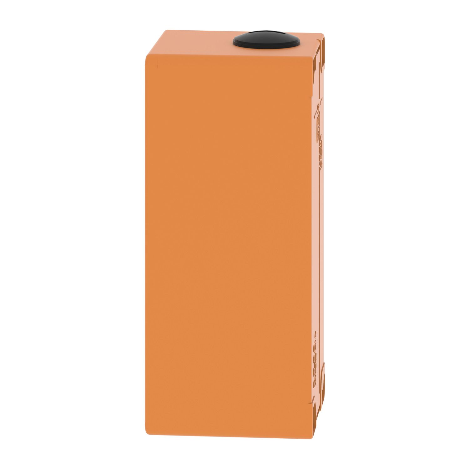 Picture of Empty control station, Harmony XAP, XB2 SL, zinc alloy, orange, M25, 3 cut outs 30mm with notches, 80x175x77mm