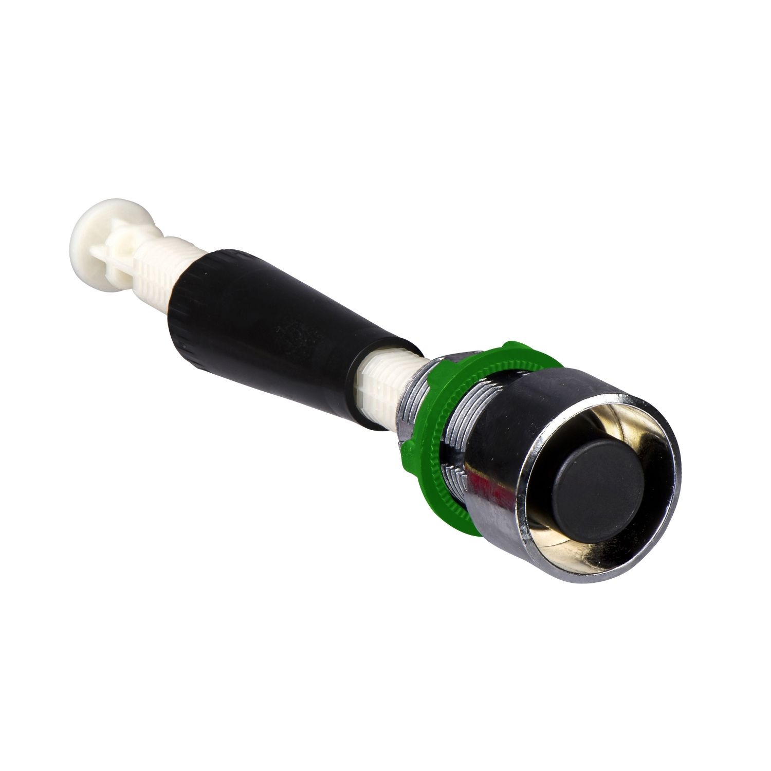 Picture of Manual overload reset push button, Harmony XB4, black flush, 22mm, for 30...130 mm actuation distance