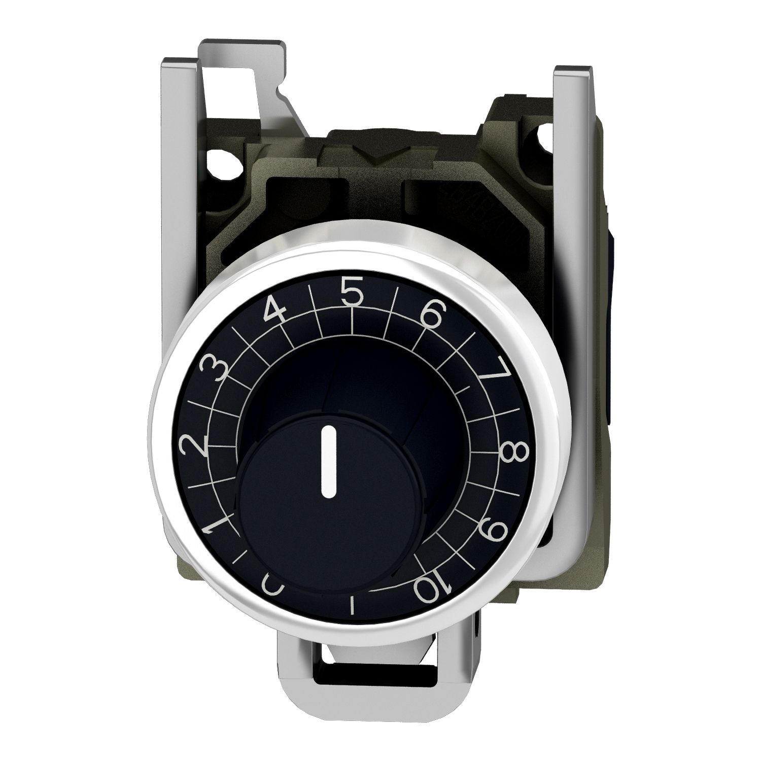 Picture of Complete potentiometer, Harmony XB4, metal, 22mm, 10K