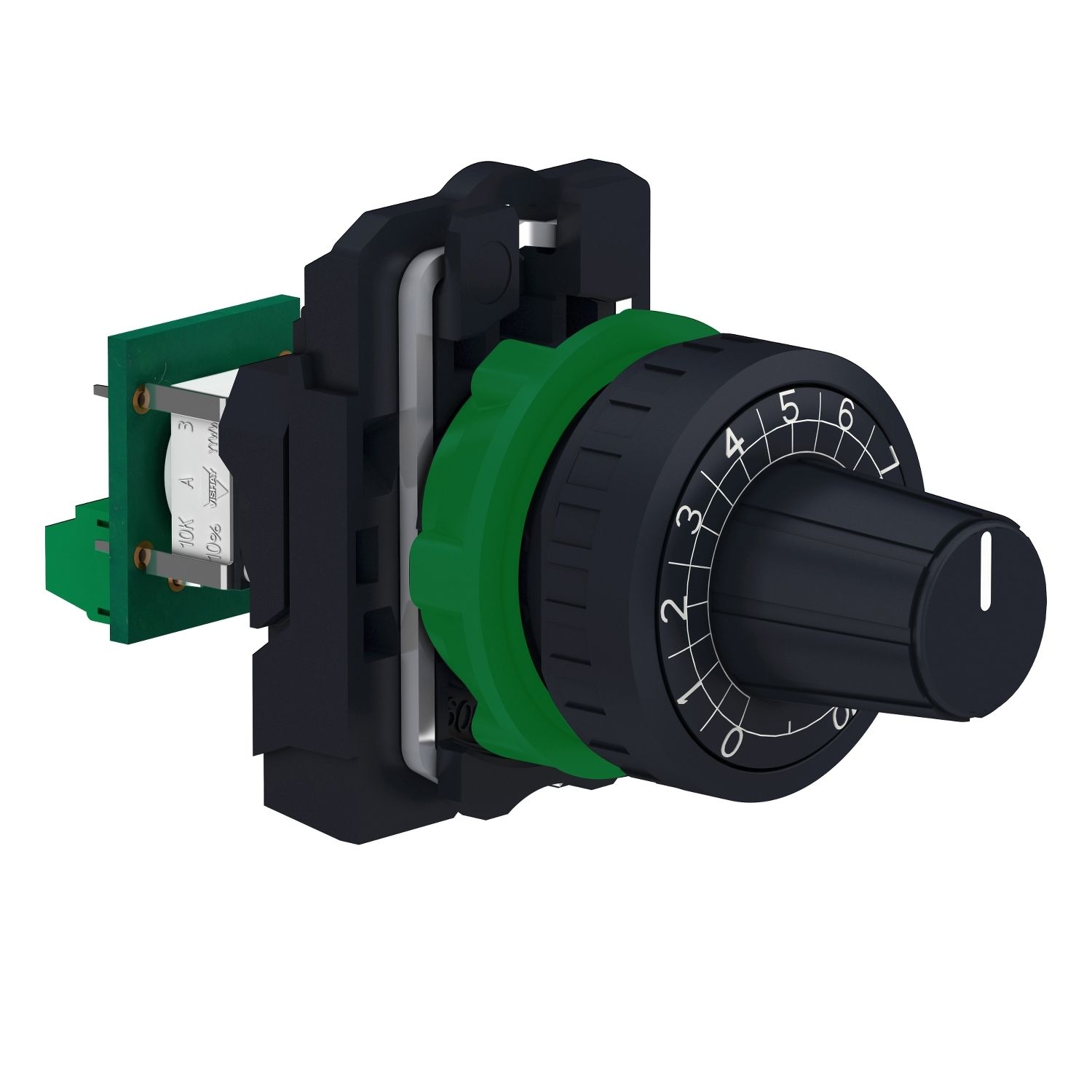 Picture of Complete potentiometer, Harmony XB5, plastic, 22mm, 47K