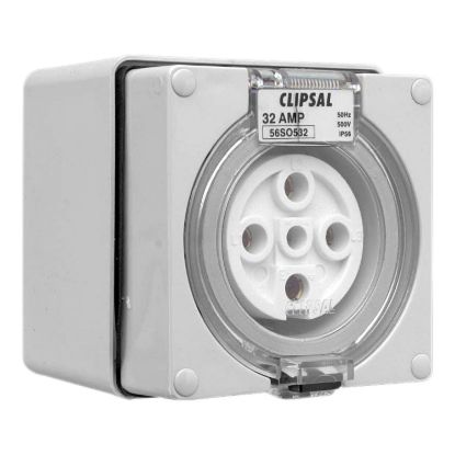 Picture of SOCKET OUTLET 3P 5PIN 32AMP