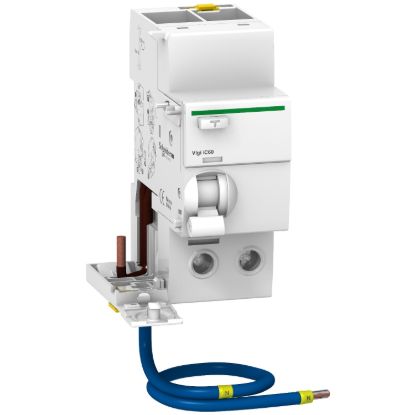 Picture of Earth leakage add-on block, Acti9, 1P + N, 63A, 30mA, A type