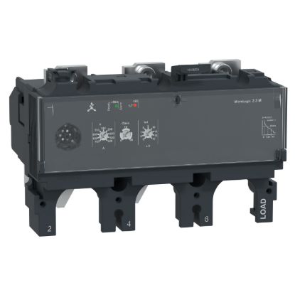Picture of Trip unit MicroLogic 2.3M, ComPacT NSX400/630, 3 poles, electronic basic protections, motor protection, 320A rating