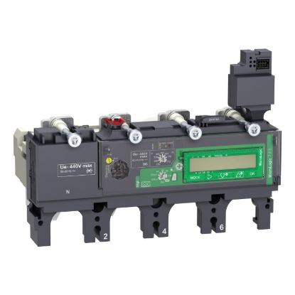 Picture of Trip unit MicroLogic Vigi 7.3E, ComPacT NSX630, 4 poles, basic and earth leakage protections, energy meter, 570A rating