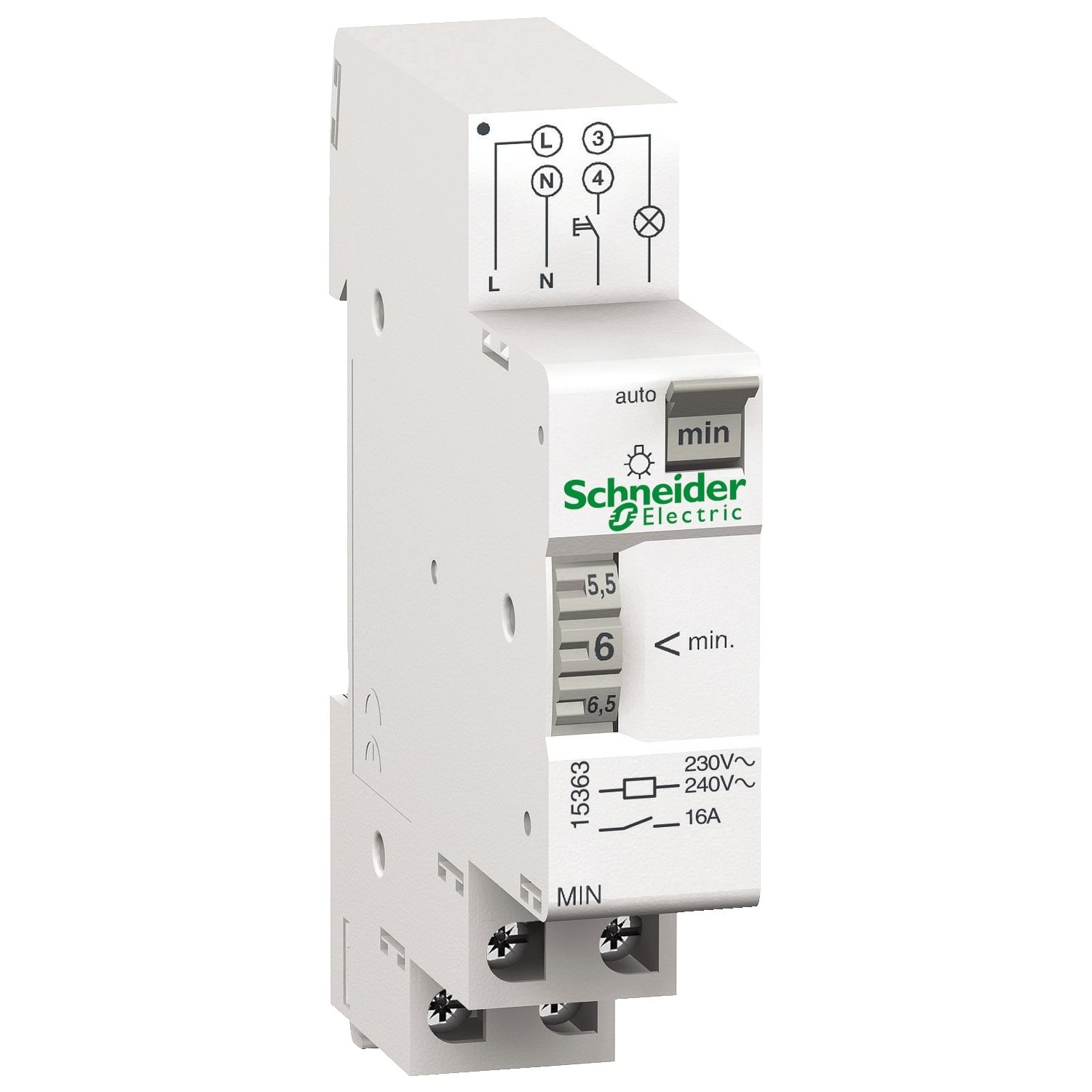 Picture of Acti9 - MIN - electromechanical timer - adjustable from 1 to 7 minutes