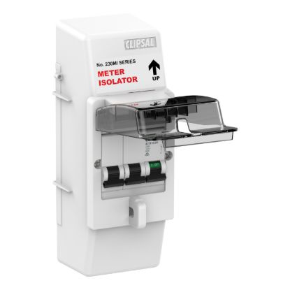 Picture of Meter Box, Clipsal Resi MAX, Isolator With 3 Pole 63A C Curve MCB enclosure and lock off device