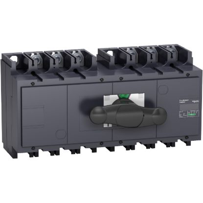 Picture of assembled manual source changeover, TransferPacT FXM630 for ComPacT INS630 switch disconnectors, 630A, 3P