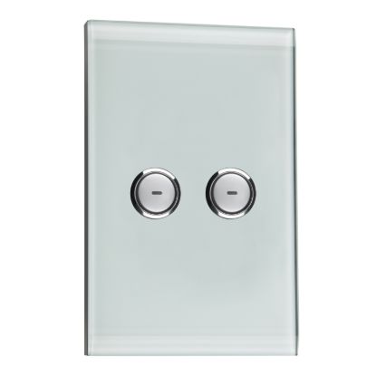 Picture of 2 GANG GLASS FACIA