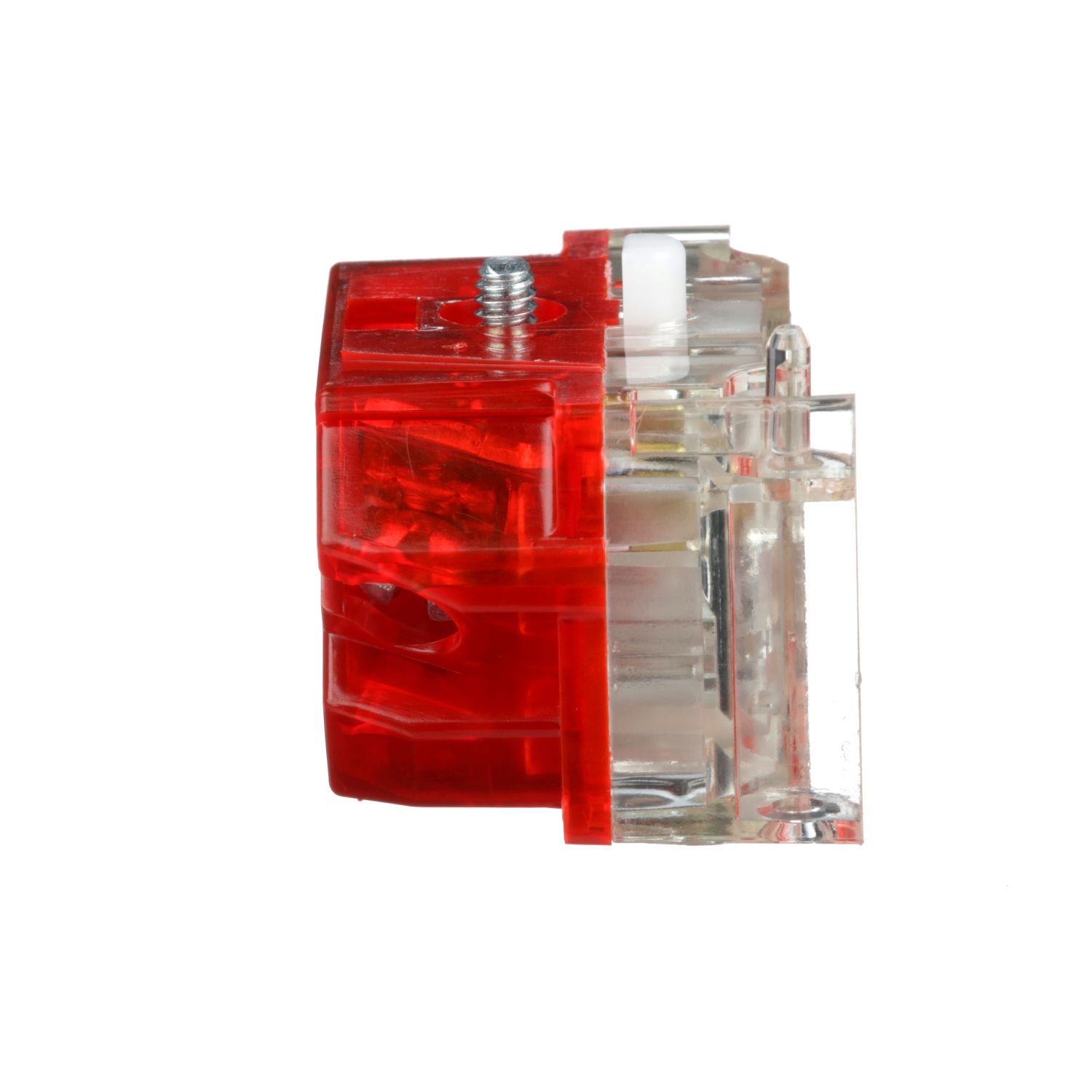 Picture of Contact block with protected terminals, Harmony 9001K, Harmony 9001SK, 0...600V, silver alloy contacts, screw clamp terminal, late break, 1NC