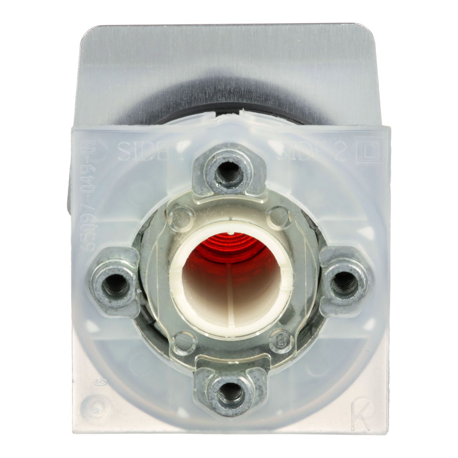 Picture of Head for push button, Harmony 9001K, metal, mushroom 41mm, red, 30mm, 2 positions, push pull