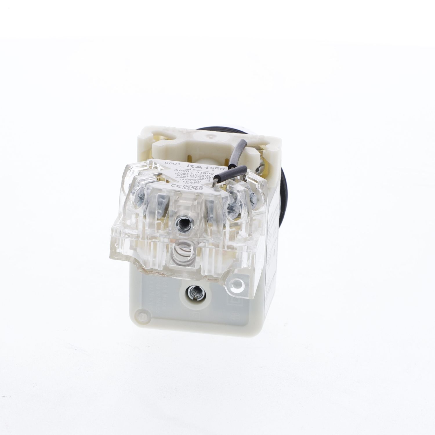 Picture of Push to test pilot light head, Harmony 9001K, metal, without cap, 30mm, 110...120V