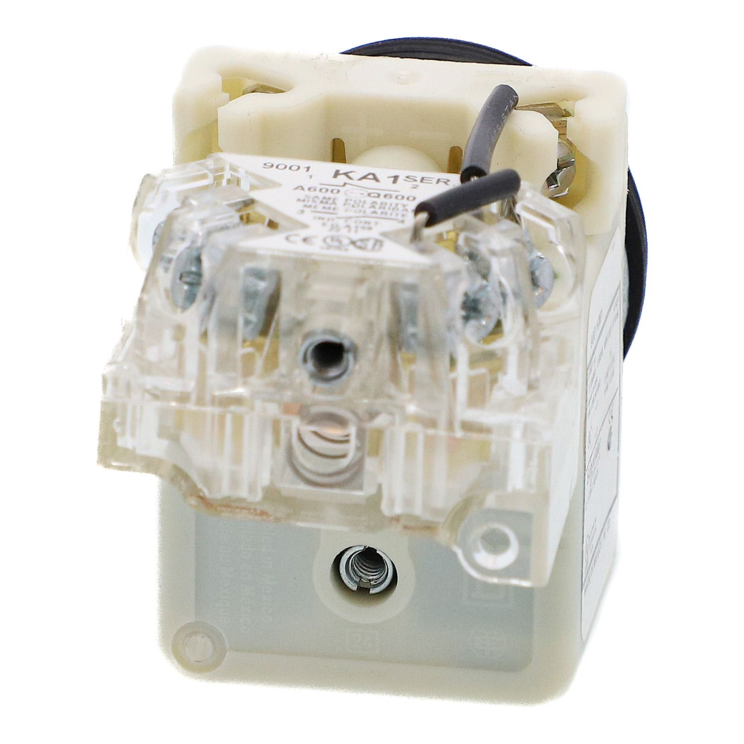 Picture of Push to test pilot light head, Harmony 9001K, metal, without cap, 30mm, 110...120V