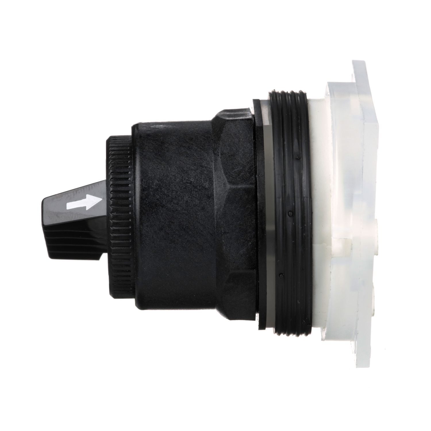 Picture of Head for selector switch, Harmony 9001SK, plastic, standard handle, black, 30mm, 2 positions, stay put