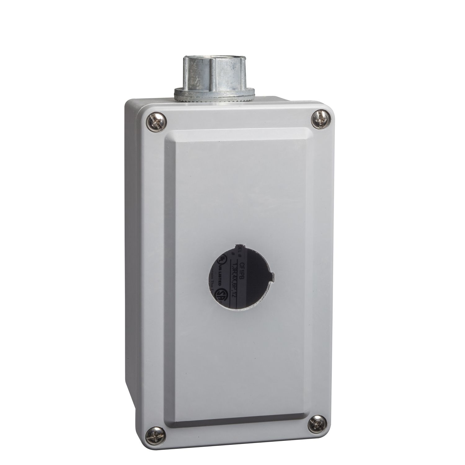 Picture of Empty enclosure control station, Harmony 9001K, Harmony 9001SK, plastic, 1 cut out, 30mm, for 3 4 cable entry