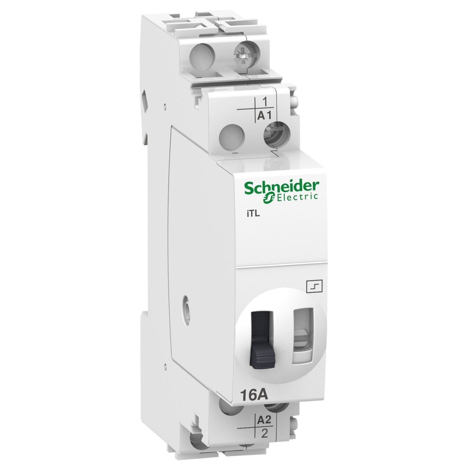 Picture of Impulse relay, Acti9, iTL, 1P, 1NO, 16A, coil 12 VDC, 24 VAC 50/60Hz