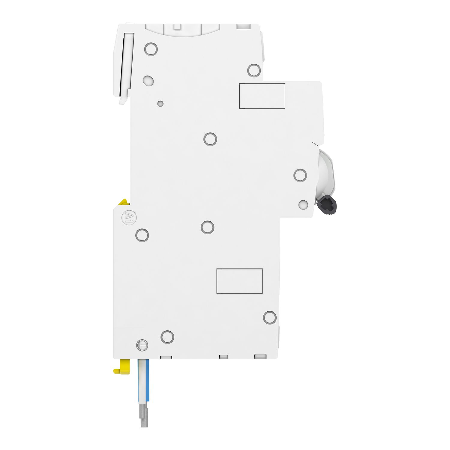 Picture of Residual current breaker with overcurrent protection (RCBO), Acti9, iC60H RCBO, 1P + Ns, 20A, 30mA, A type, 10000A