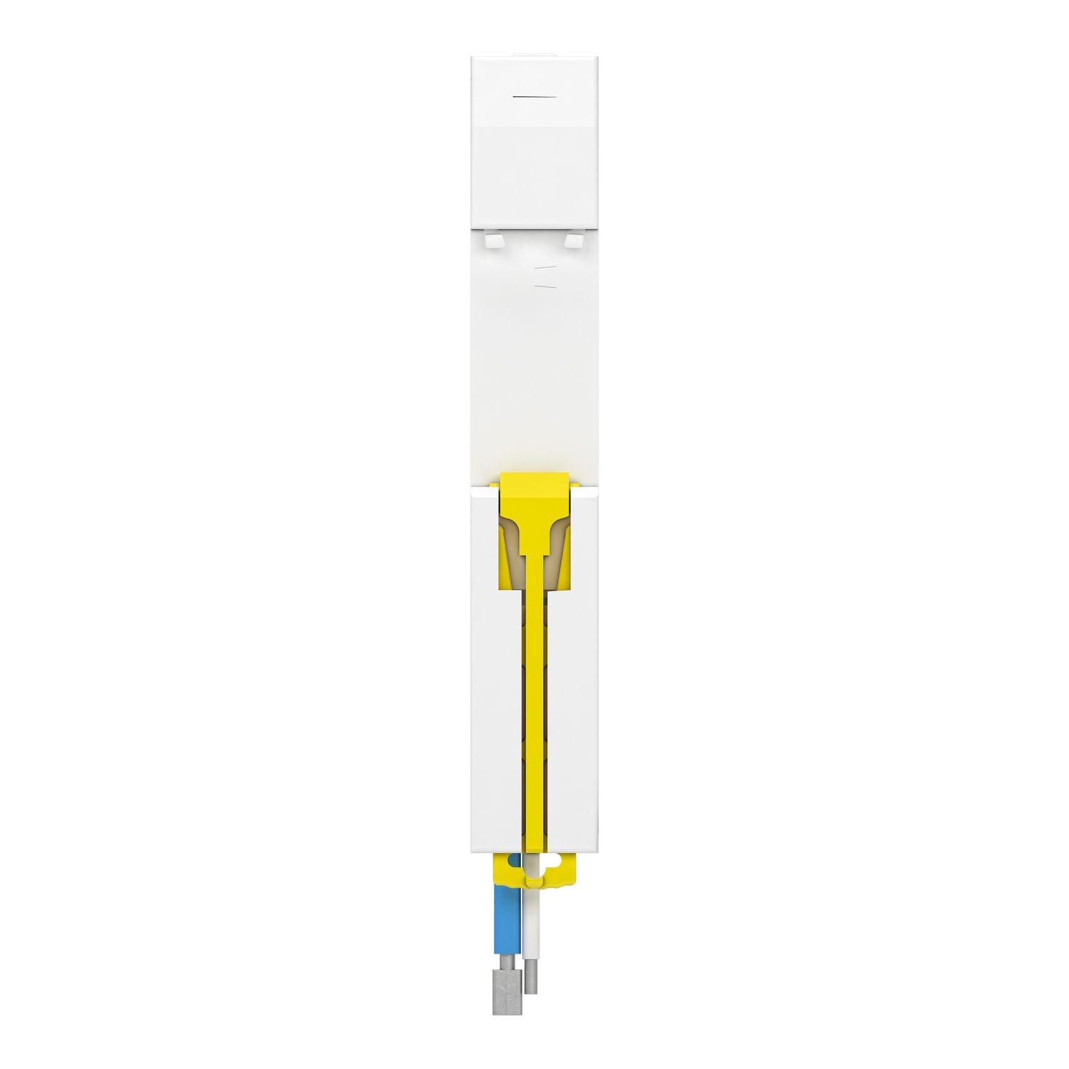 Picture of Residual current breaker with overcurrent protection (RCBO), Acti9, iC60N RCBO, 1P + Ns, 45A, 30mA, A type, 6000A