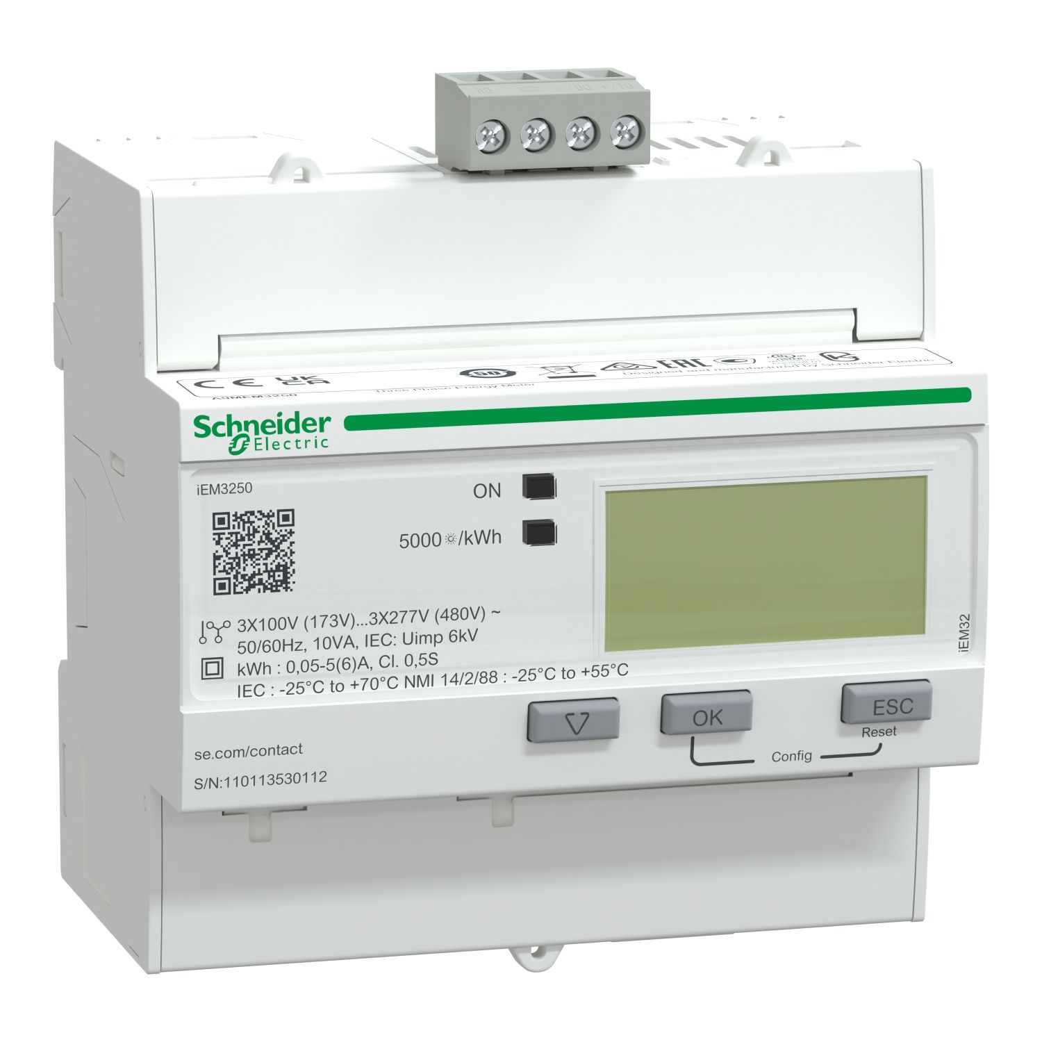 Picture of IEM3250 energy meter, Acti9, CT - Modbus