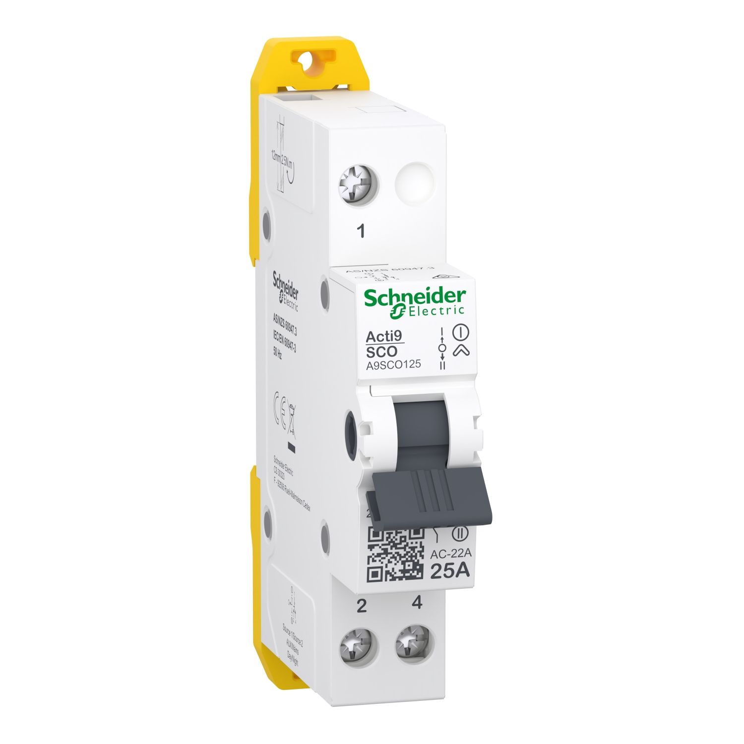Picture of Changeover switch, Acti9, 1P, 25A, 230/240VAC