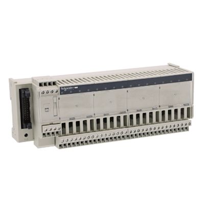 Picture of sub-base - soldered solid state output relay ABE7 - 16 inputs - 48 V DC