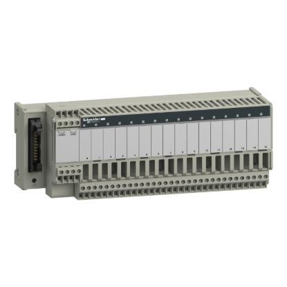 Picture of sub-base - soldered solid state output relay ABE7 - 16 inputs - 115 V AC