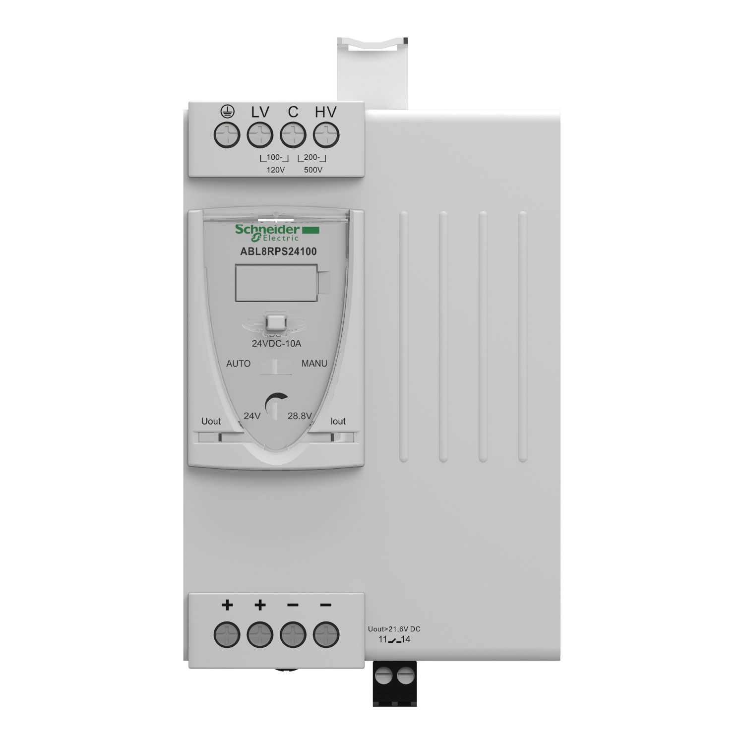Picture of Regulated Switch Power Supply, Phaseo ABL7 ABL8, 1 or 2 phase, 100..500V, 24V, 10A