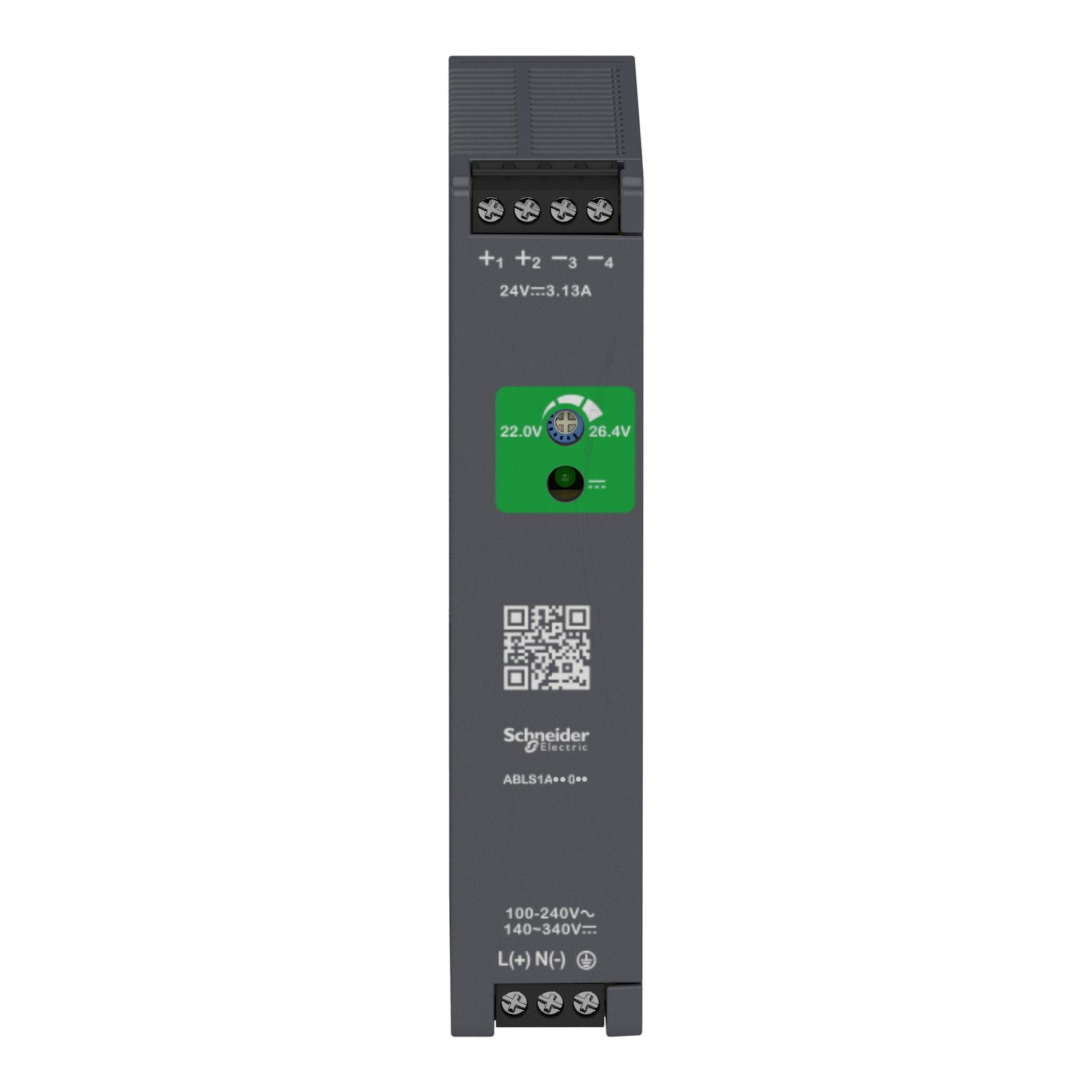 Picture of Regulated Power Supply, 100 to 240V AC, 12V, 6.2A, single phase, Optimized