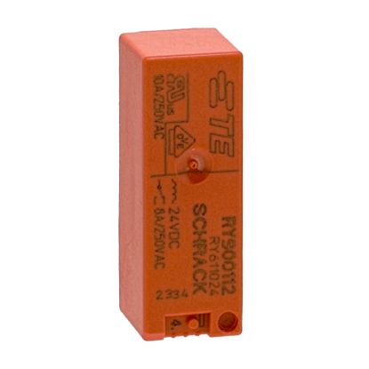 Picture of plug-in electromechanical relay - 10 mm - 24 V DC - 1 CO