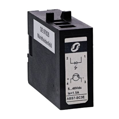 Picture of plug-in solid state relay - 12.5 mm - output - 5..48 V DC - 2 A