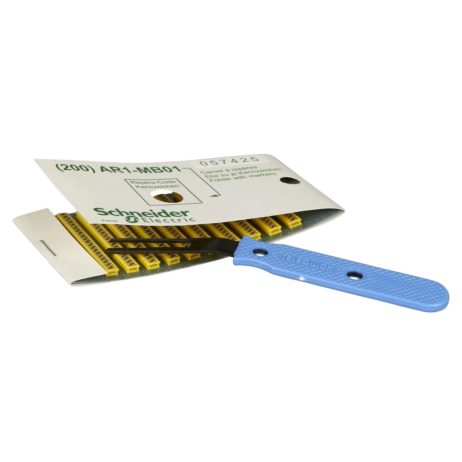 Picture of Marker, Linergy TR Cable ends, yellow, clipin type, character A to Z, set of 200