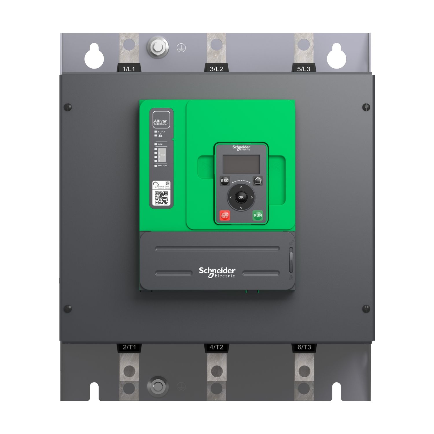 Picture of Soft starter, Altistart 480, 210A, 208 to 690V AC, control supply 110 to 230V AC