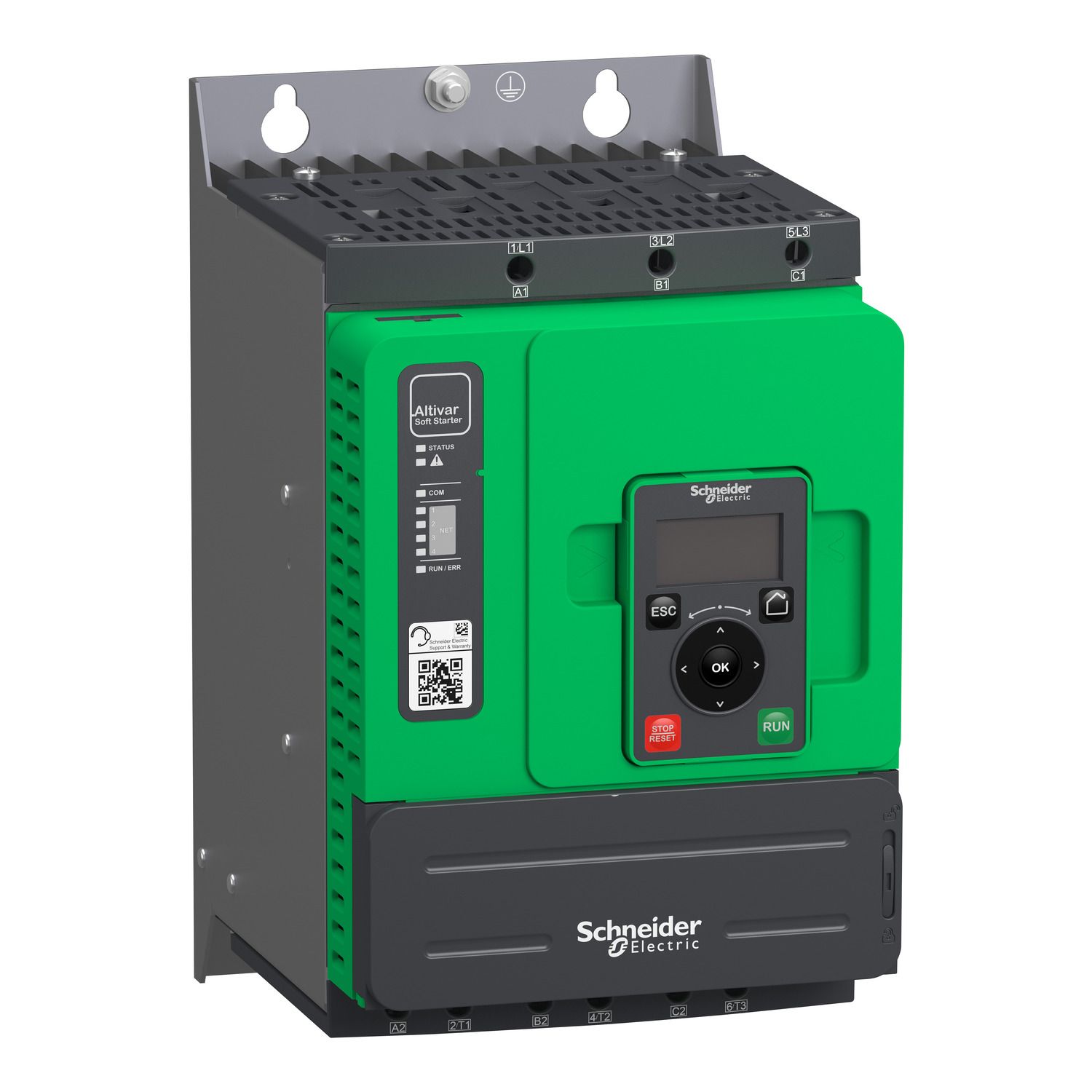 Picture of Soft starter, Altistart 480, 38A, 208 to 690V AC, control supply 110 to 230V AC