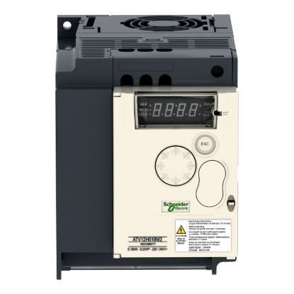Picture of Variable speed drive ATV12, Altivar 12, 2.2kW, 3hp, 200..240V, 1ph, with heat sink