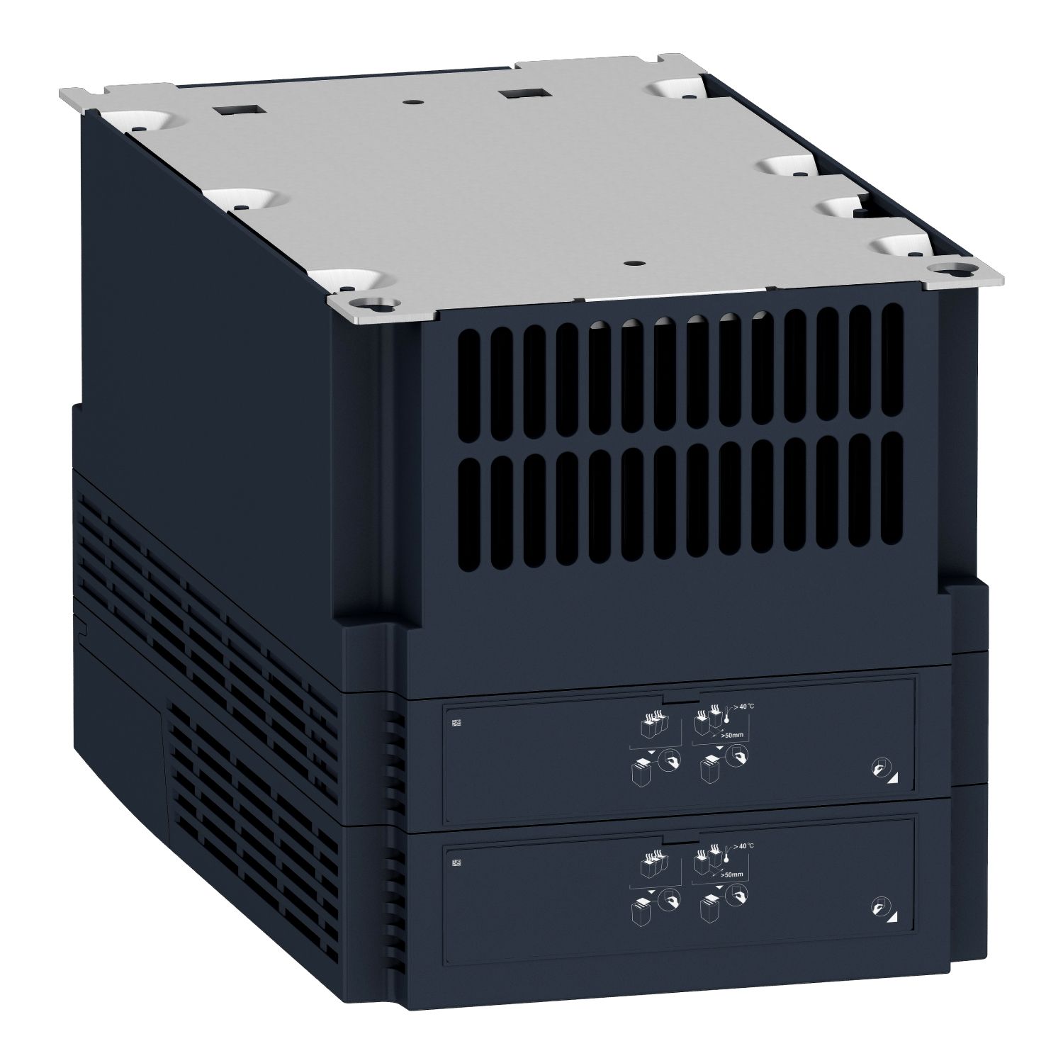 Picture of variable speed drive, Altivar Machine ATV320, 11kW, 200 to 240V, 3 phases, compact