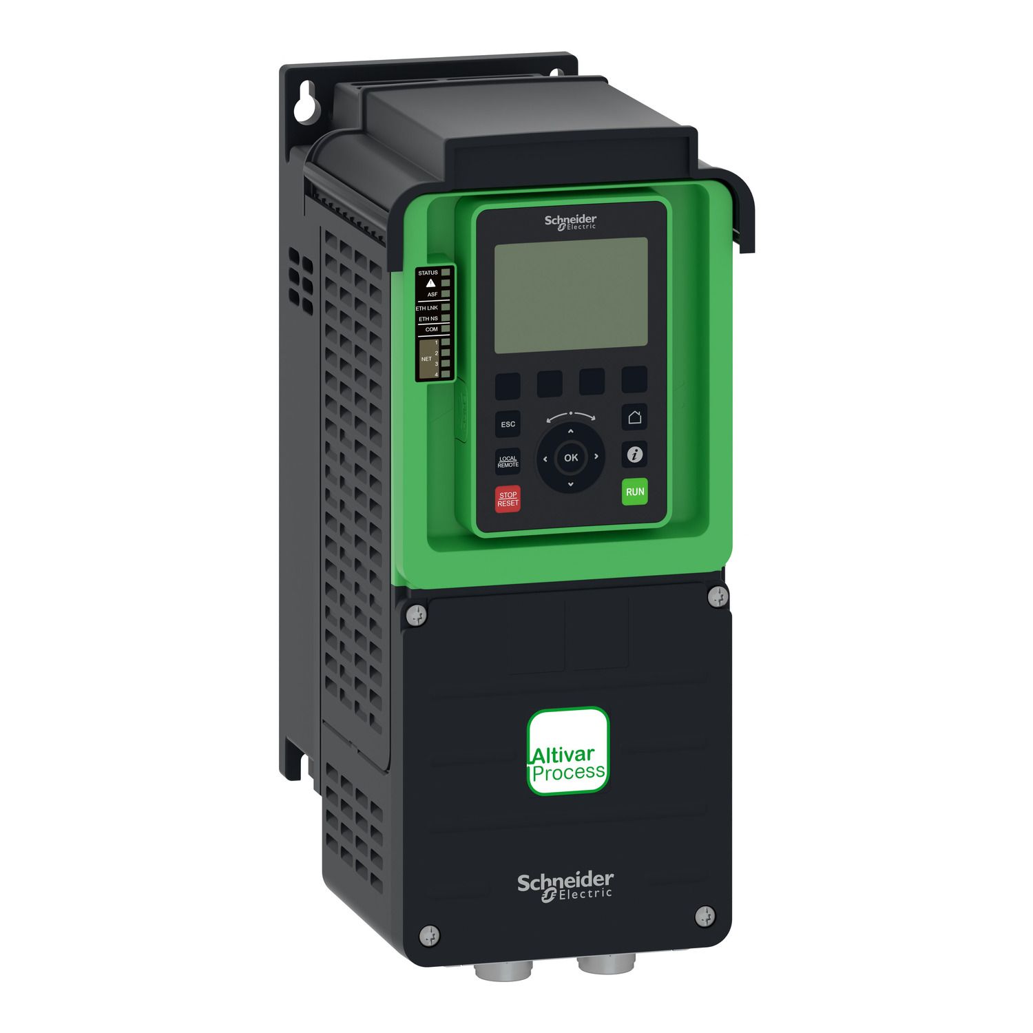 Picture of variable speed drive, Altivar Process ATV600, ATV630, 4kW, 5hp, 200 to 240V, IP21, UL type 1